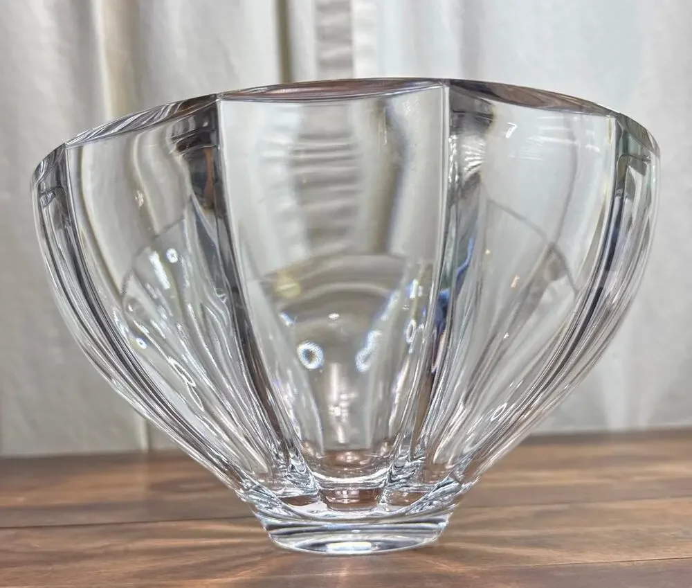 Iceland By Mikasa Vintage Clear Paneled 9 7/8